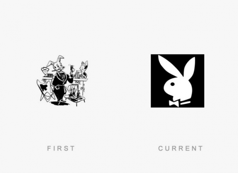 Parecía que el primer logos de marcas famosas