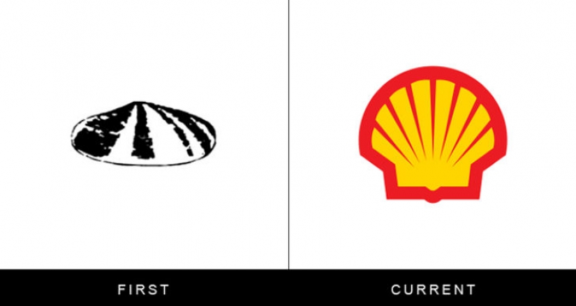 Parecía que el primer logos de marcas famosas
