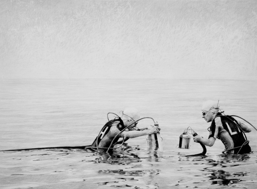 Pencil masterpieces, like the black and white photos