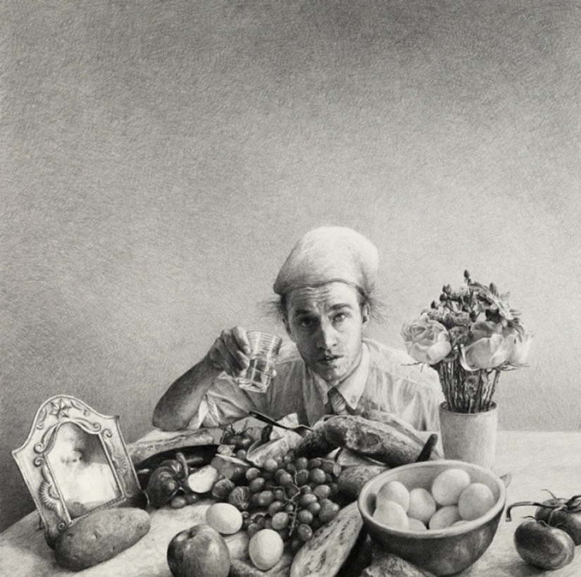 Pencil masterpieces, like the black and white photos