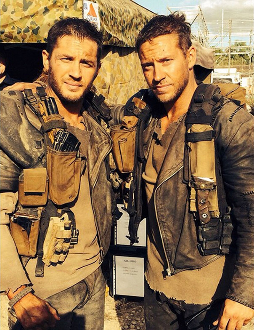 Photos of movie stars and their stunt doubles, after which your life will never be the same