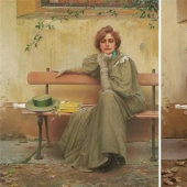 Pinturas clásicas recreadas con fotos