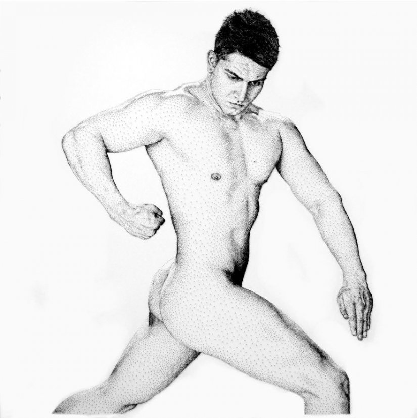 Point work: stunning sculptures out of hundreds of thousands of nails Point work: stunning sculptures out of hundreds of thousands of nails