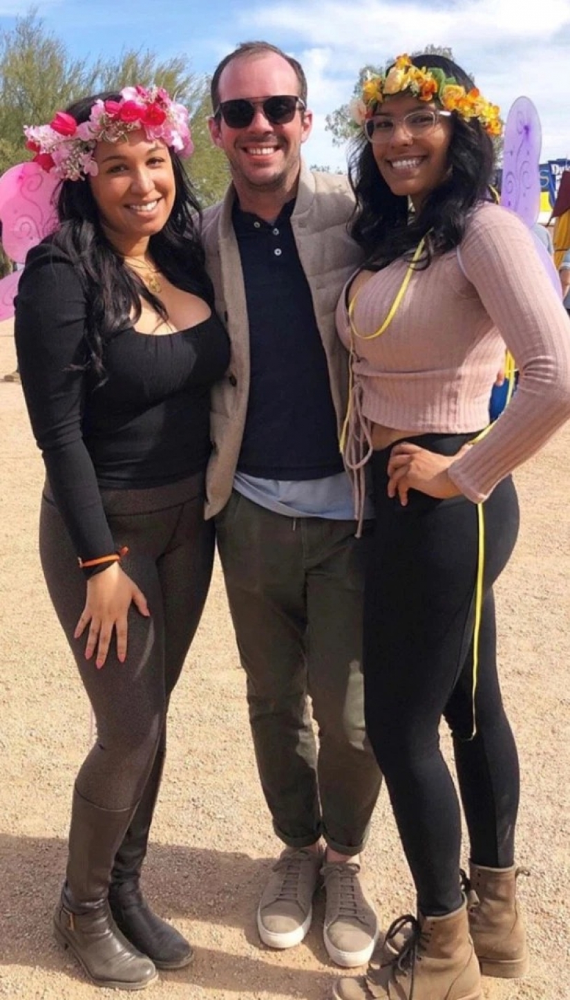 Polígamos armonía: la pareja se conoció en una Fiesta con una chica y se convirtió en un amor trio