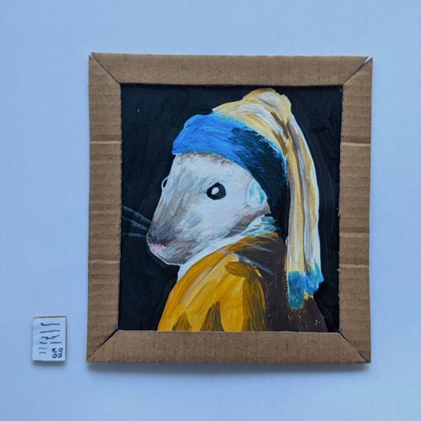 ¿Por qué en Londres abrió una pequeña galería de arte para los ratones, jerbos