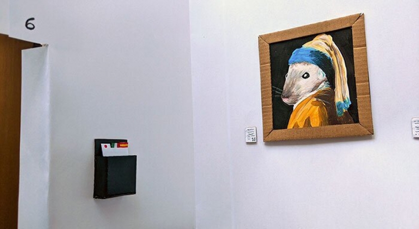 ¿Por qué en Londres abrió una pequeña galería de arte para los ratones, jerbos