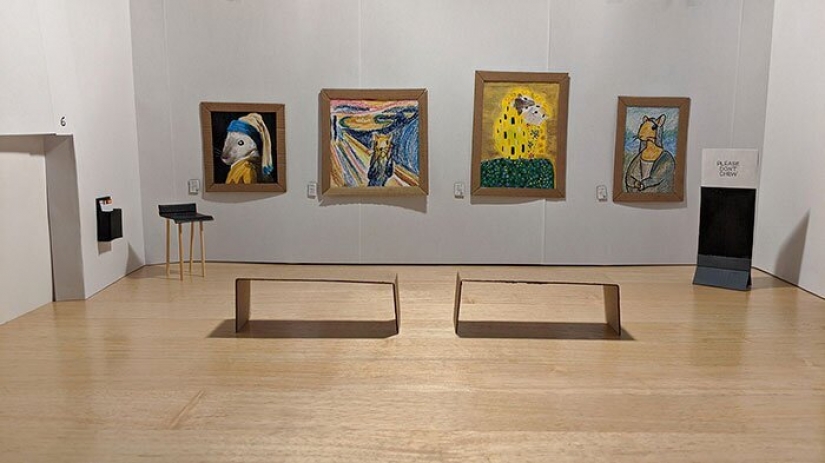 ¿Por qué en Londres abrió una pequeña galería de arte para los ratones, jerbos