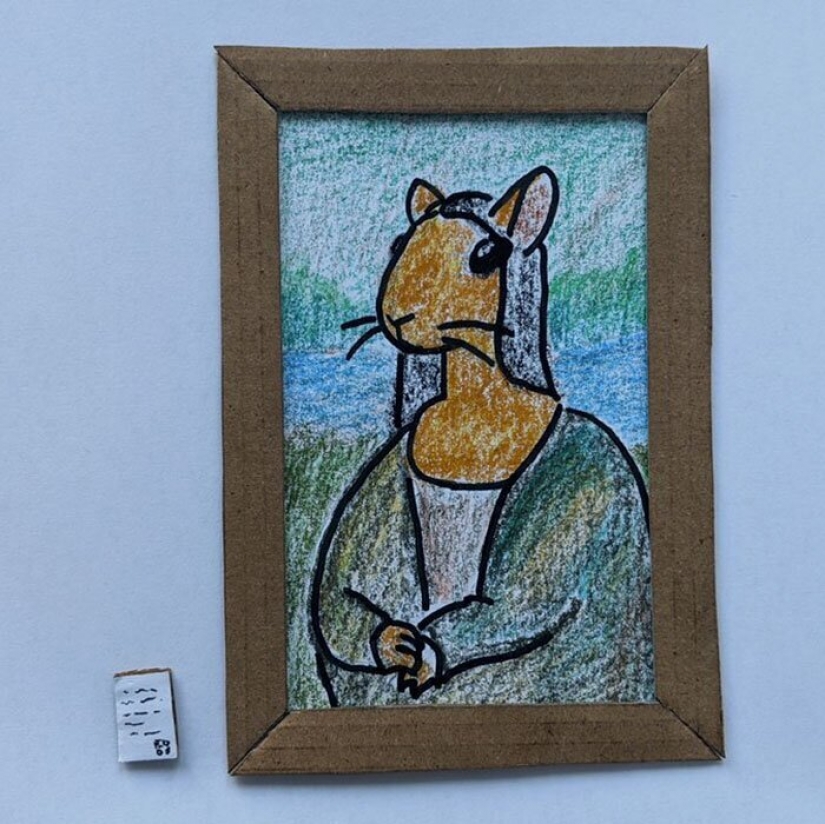 ¿Por qué en Londres abrió una pequeña galería de arte para los ratones, jerbos