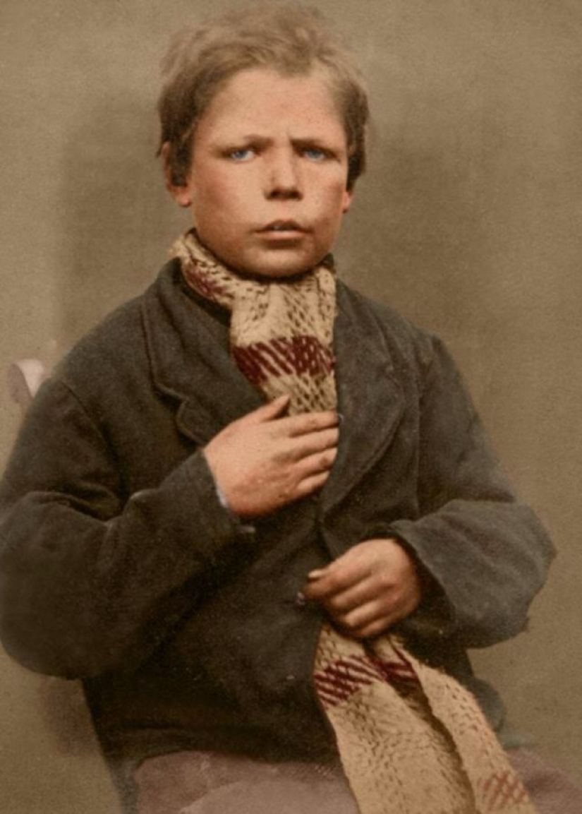 Portraits of children of the nineteenth century, sentenced to hard labor and prison for petty theft Portraits of children of the nineteenth century, sentenced to hard labor and prison for petty theft
