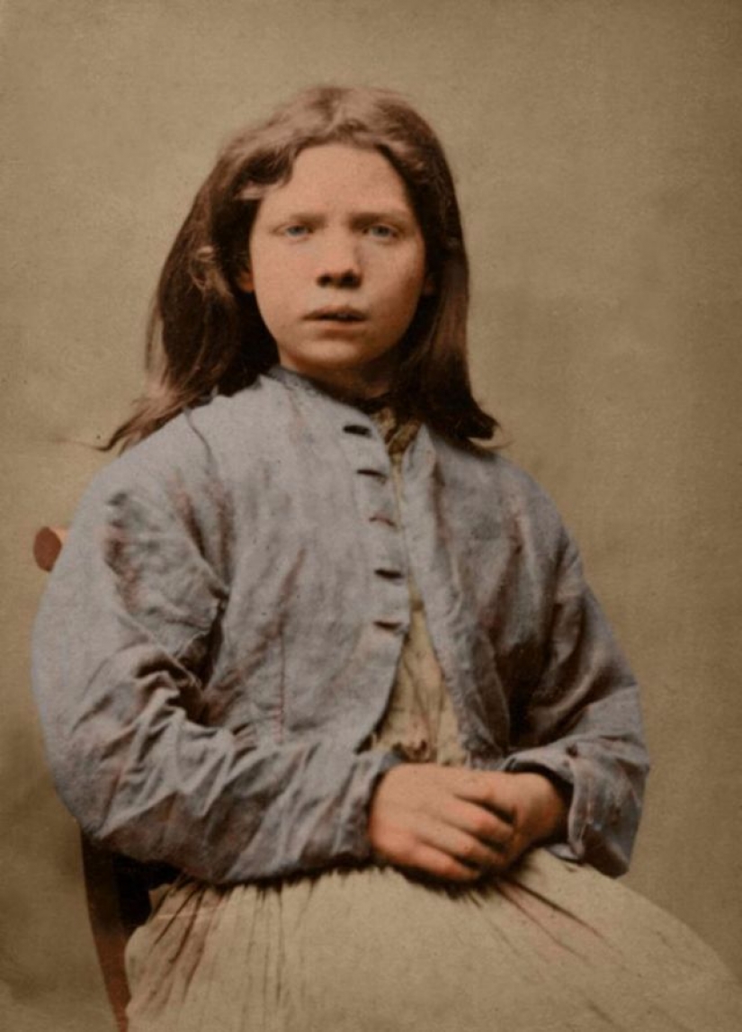 Portraits of children of the nineteenth century, sentenced to hard labor and prison for petty theft Portraits of children of the nineteenth century, sentenced to hard labor and prison for petty theft