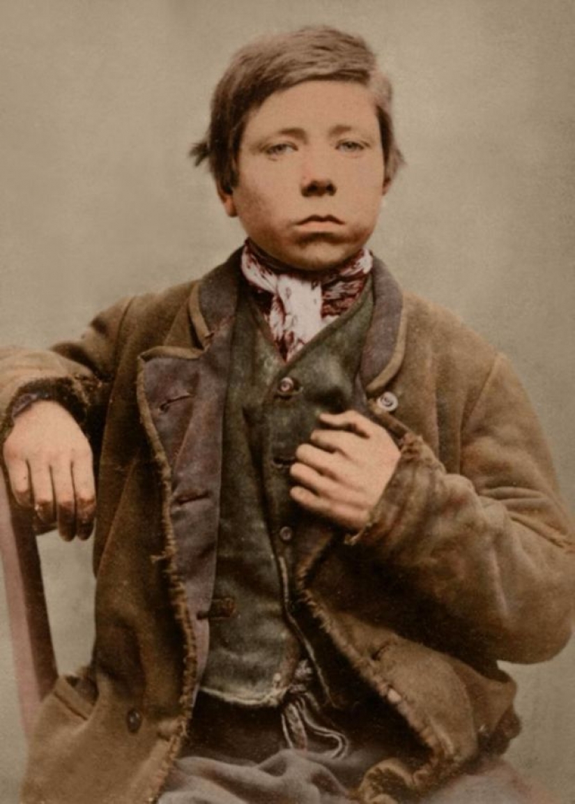 Portraits of children of the nineteenth century, sentenced to hard labor and prison for petty theft Portraits of children of the nineteenth century, sentenced to hard labor and prison for petty theft