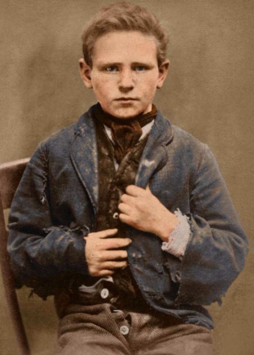 Portraits of children of the nineteenth century, sentenced to hard labor and prison for petty theft Portraits of children of the nineteenth century, sentenced to hard labor and prison for petty theft