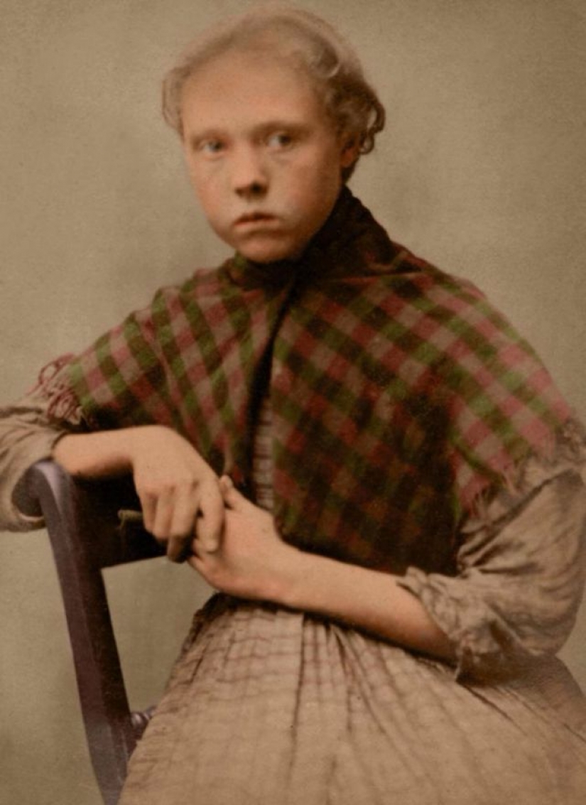 Portraits of children of the nineteenth century, sentenced to hard labor and prison for petty theft Portraits of children of the nineteenth century, sentenced to hard labor and prison for petty theft