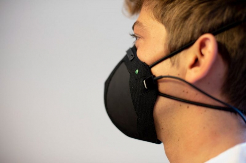 Presentado grafema eléctrico máscara contra coronavirus Presentado grafema eléctrico máscara contra coronavirus