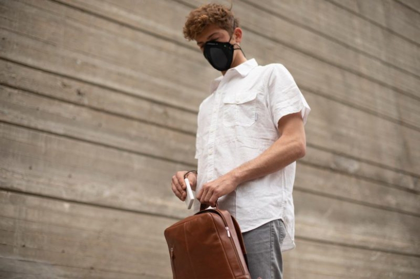 Presentado grafema eléctrico máscara contra coronavirus Presentado grafema eléctrico máscara contra coronavirus