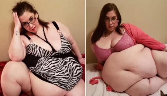 Profitable fat: the fat girl is earning thousands by selling their pictures and videos online