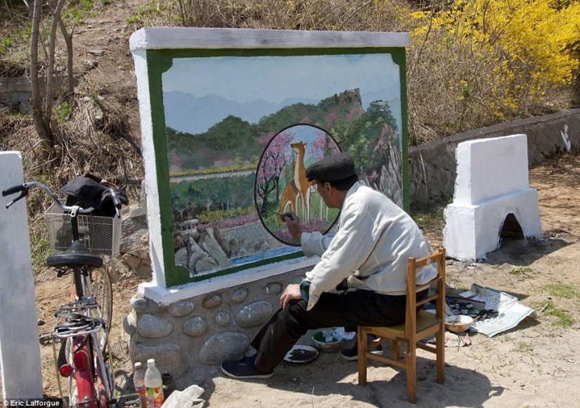 Prohibido fotos de Corea del Norte, filmado con una cámara oculta
