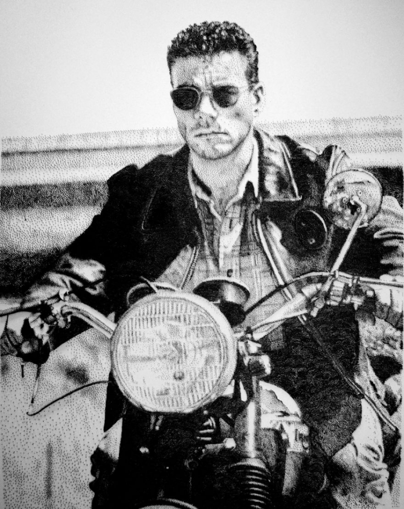 Punto de trabajo: impresionantes esculturas de los cientos de miles de clavos