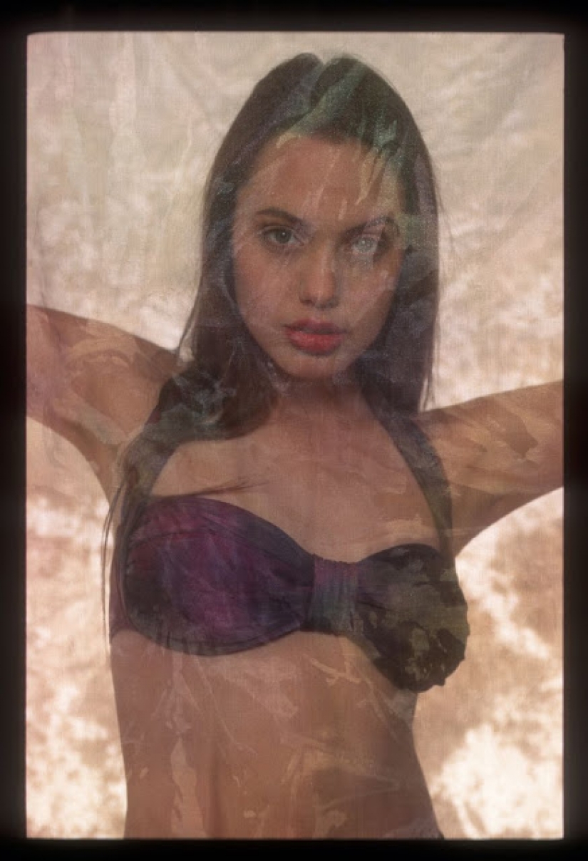 Rare footage from shoot 16-year-old Angelina Jolie in lingerie Rare footage from shoot 16-year-old Angelina Jolie in lingerie