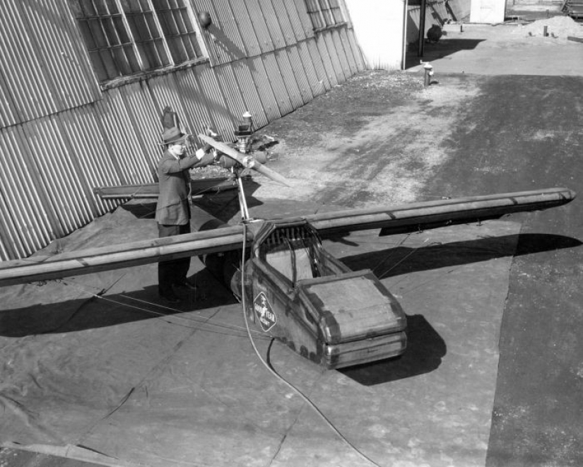 Real inflable avión que fue creado durante la Segunda guerra mundial