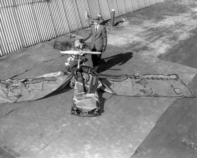 Real inflatable plane that was created during the Second world war Real inflatable plane that was created during the Second world war