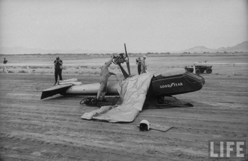 Real inflatable plane that was created during the Second world war Real inflatable plane that was created during the Second world war