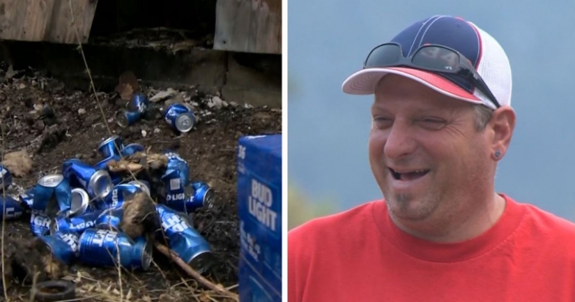 Resourceful American put out a fire with beer and saved your home and business Resourceful American put out a fire with beer and saved your home and business