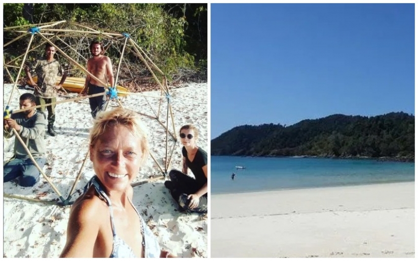 Robinsons en cuarentena: mujer Británica y sus compañeros atrapados durante una pandemia en una isla salvaje