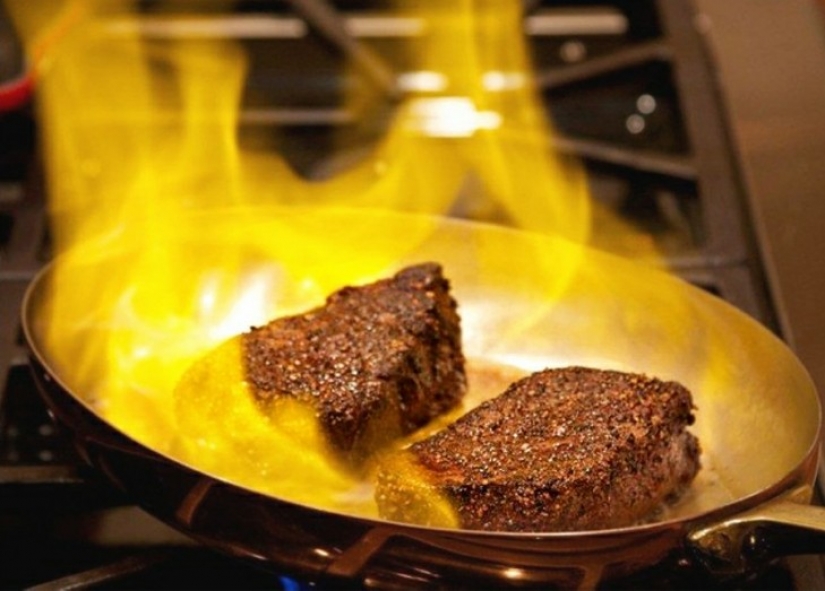 Rules of cooking with alcohol