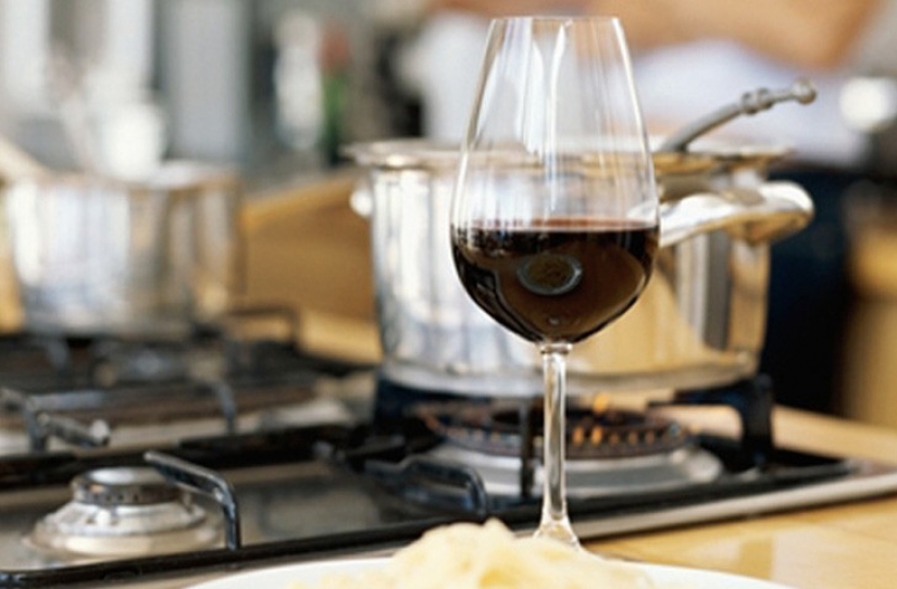 Rules of cooking with alcohol