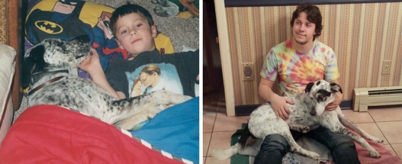 Se le rompe el corazón: la primera y la última de las fotos de los dueños con sus Mascotas
