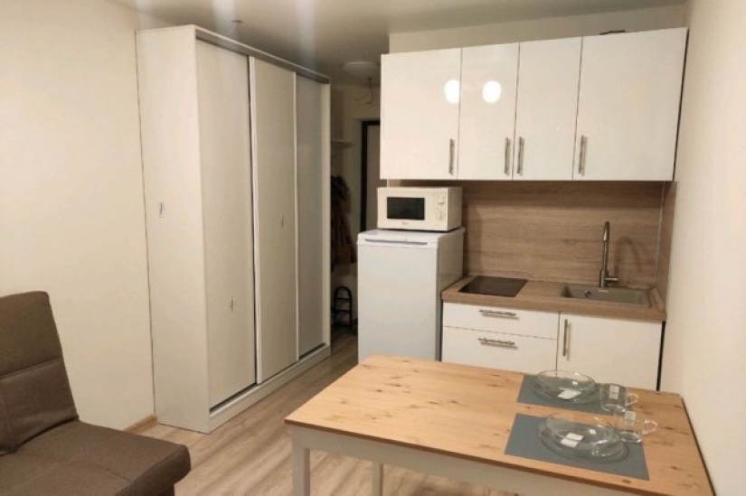 Se parece a una de 15 metros de apartamento en Moscú para 4 millones de rublos Se parece a una de 15 metros de apartamento en Moscú para 4 millones de rublos