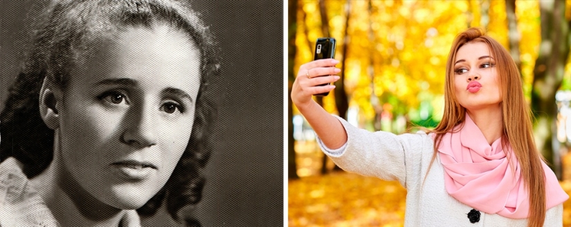 Se verá como fotografías modernas