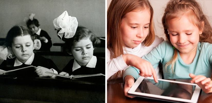 Se verá como fotografías modernas