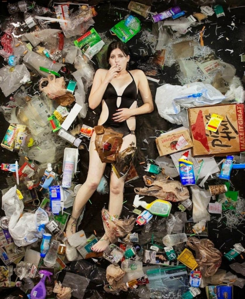 Shocking photo: how much garbage you produce in a week