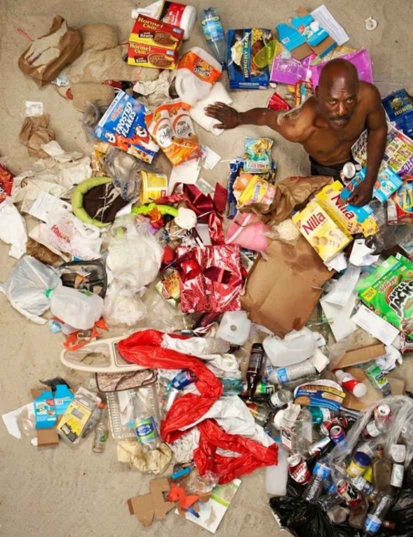 Shocking photo: how much garbage you produce in a week