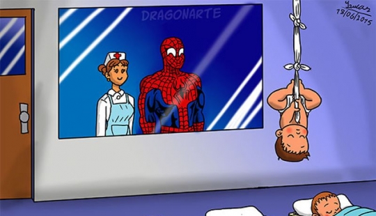 Si los superhéroes eran niños: 10 encantador y divertido ilustraciones Si los superhéroes eran niños: 10 encantador y divertido ilustraciones