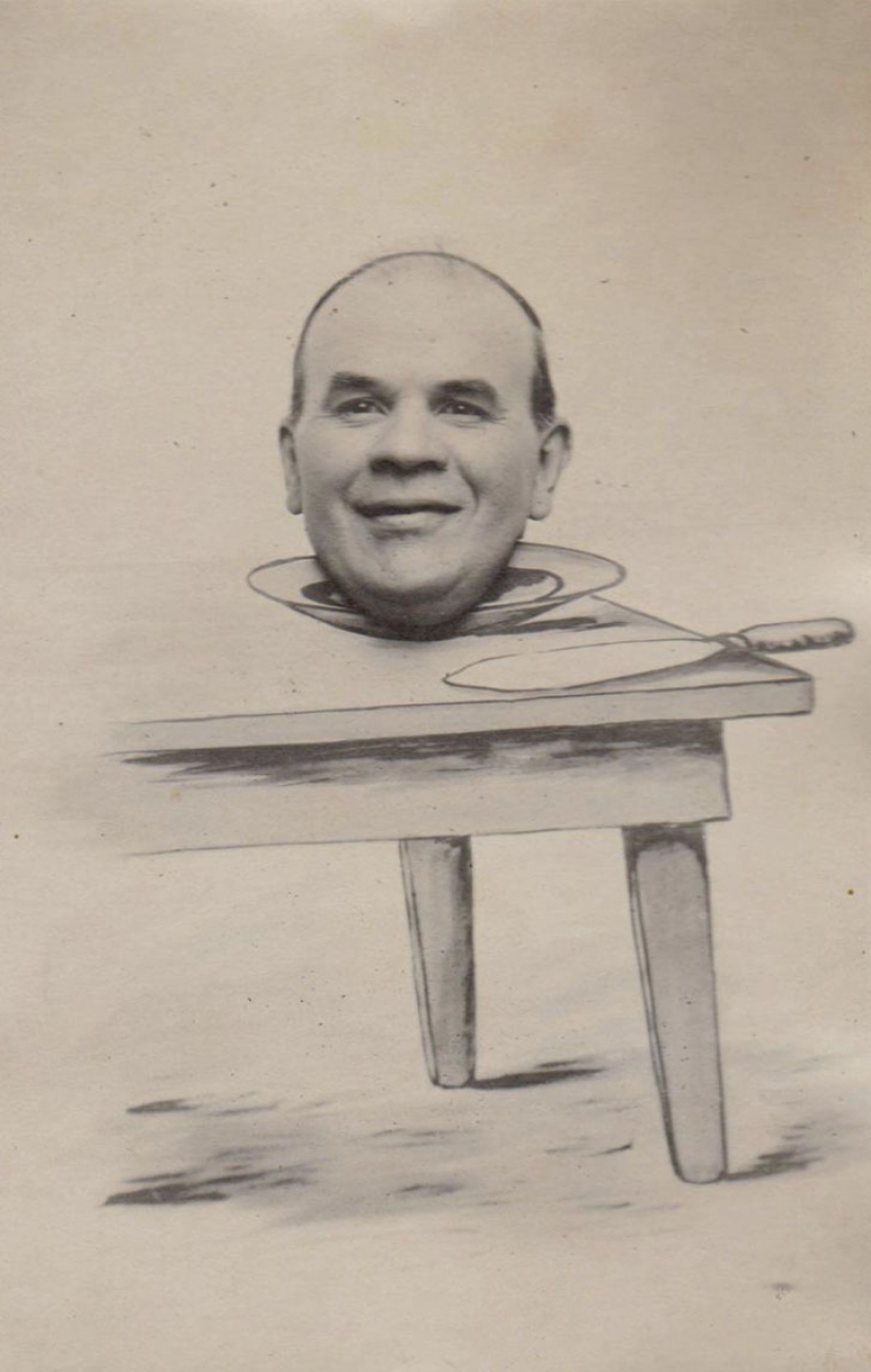 Sin cabeza photoshop del siglo pasado