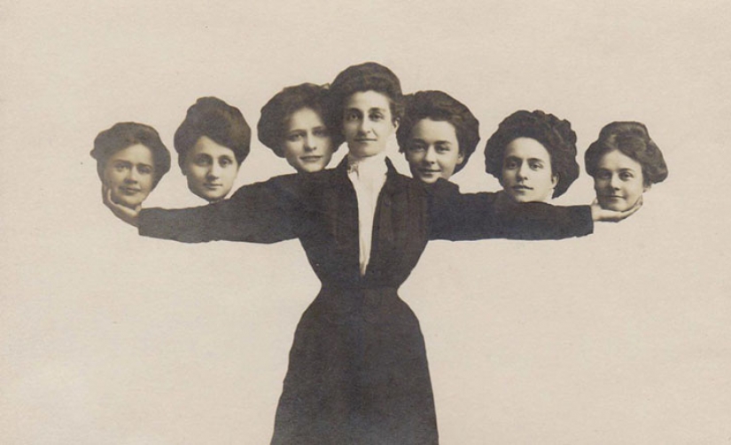 Sin cabeza photoshop del siglo pasado