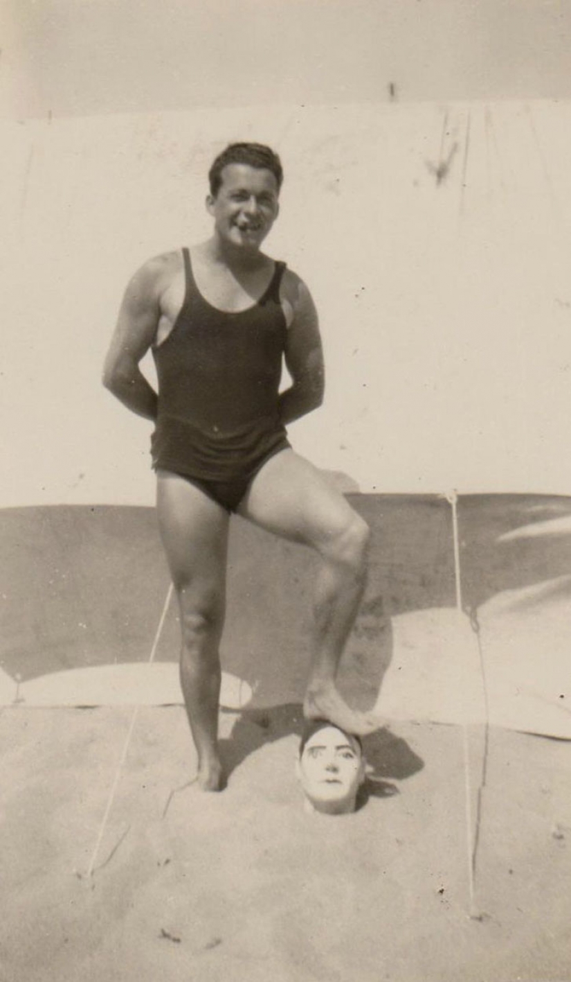 Sin cabeza photoshop del siglo pasado