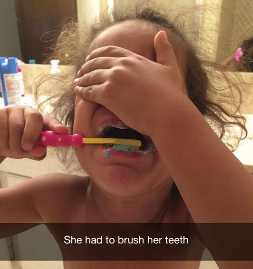 Sorry for the bird: the most stupid reason of children's tears