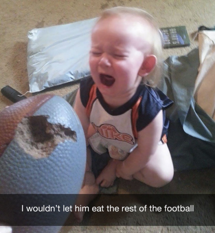 Sorry for the bird: the most stupid reason of children's tears