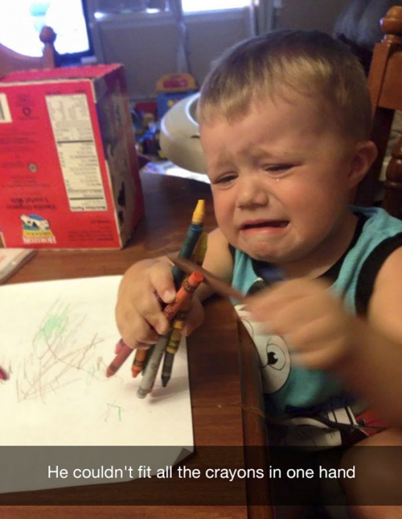 Sorry for the bird: the most stupid reason of children's tears