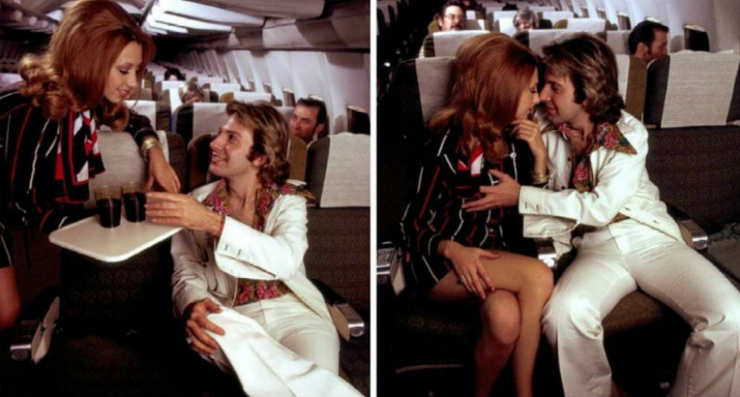 Stewardesses of the 60's had to be sexy and lonely