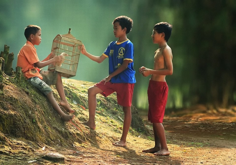 Suburb of Jakarta - here time stands still Suburb of Jakarta - here time stands still