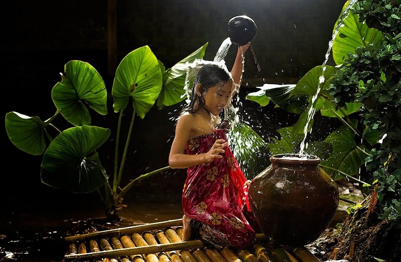 Suburb of Jakarta - here time stands still Suburb of Jakarta - here time stands still