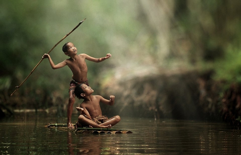 Suburb of Jakarta - here time stands still Suburb of Jakarta - here time stands still