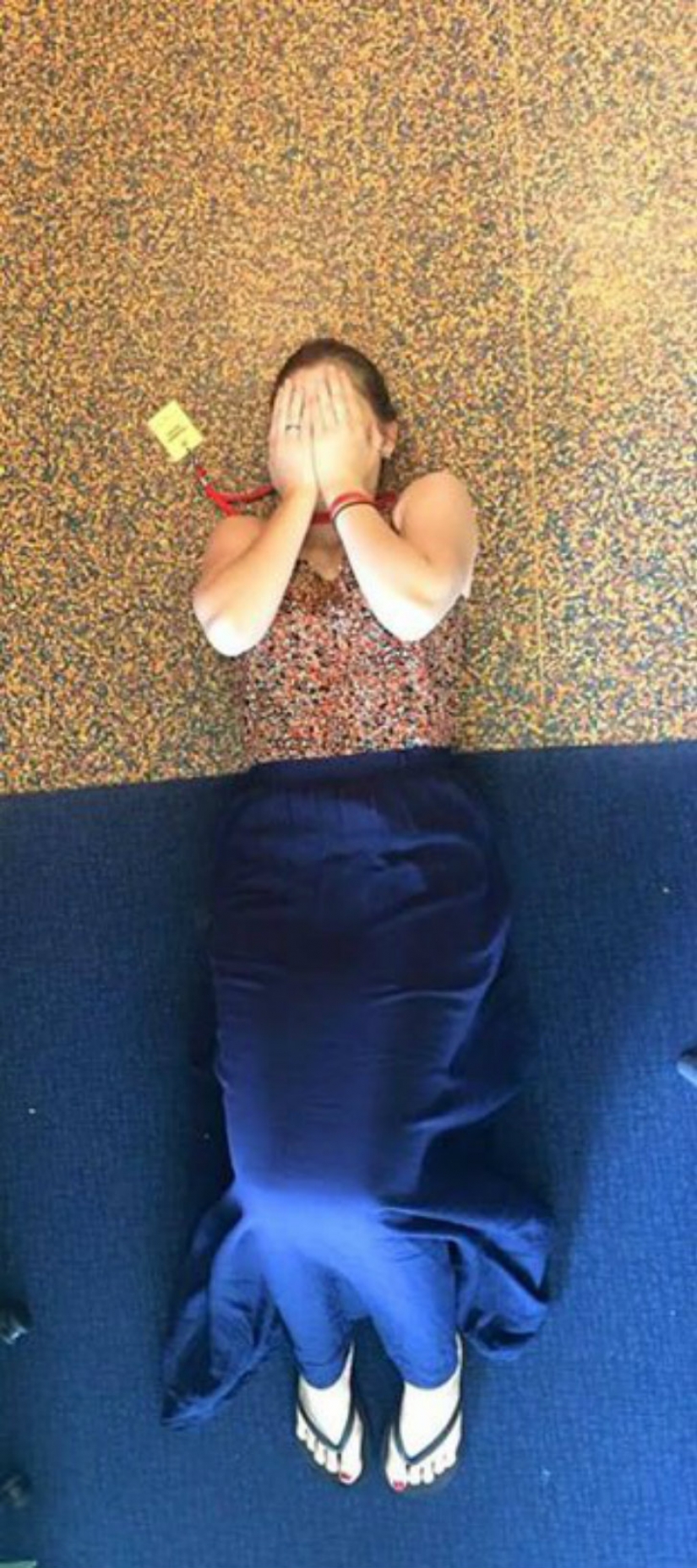 That awkward moment when you dressed up as a sofa