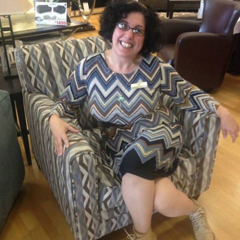 That awkward moment when you dressed up as a sofa