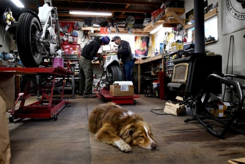 The American collected a motorcycle that runs on vodka and beat the speed record
